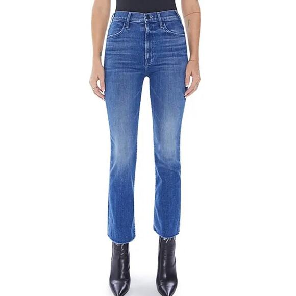 MOTHER Denim - MOTHER The Hustler Ankle Fray Jeans in Wish On A Star Size 28